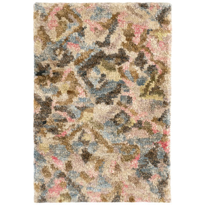 Tapis en jute noué à la main Keira