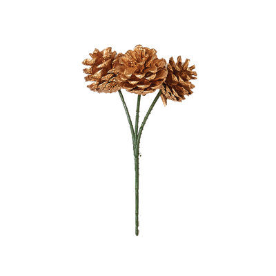 Pique en forme de pomme de pin x 3
