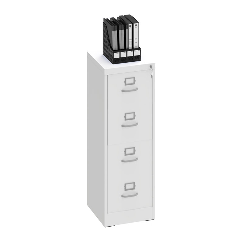 45.8cm Wide 4-Drawer File Cabinet, White