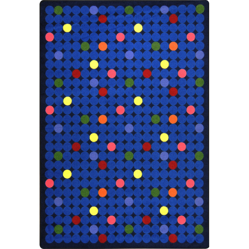 Playful Patterns Spot On Area Rug, Rectangle 7'8" x 10'9"