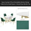 Ensemble de table de salle à manger extensible 5 pièces pour petits espaces - plateau rond en faux marbre avec structure noire, 4 chaises rembourrées, conception pliable compacte-117531518-117531519