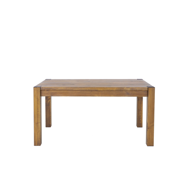 Desmon Pine Solid Wood Dining Table, 160cm - 90cm W x 78cm D
