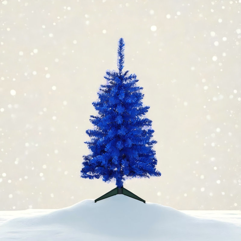 Arbre de Noël artificiel 3 pi avec 164 branches, Blue