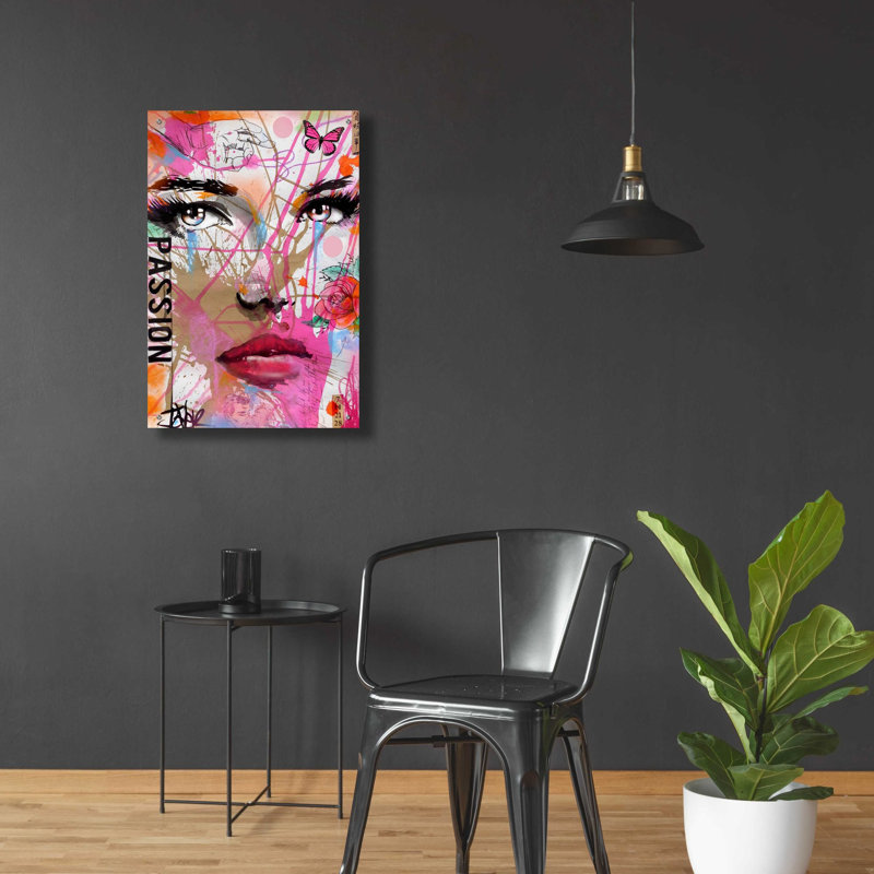 «Passion» par Loui Jover, art mural en verre acrylique, H 36 po x l 24 po x P 0,2 po