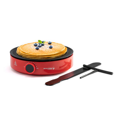 ALDKitchen Crepe Maker Commercial | Electric Double Pancake Maker 110V