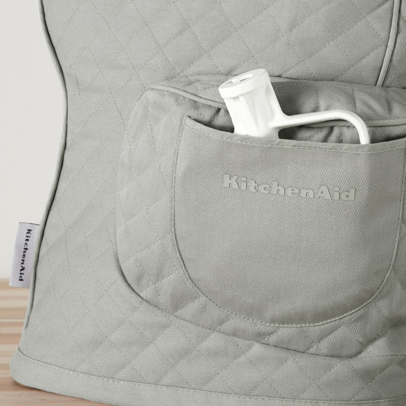 KitchenAid® Quilted Fitted Mixer Cover, Gray