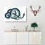 Blue Snake by George Shaw - Wrapped Canvas Painting-55304505