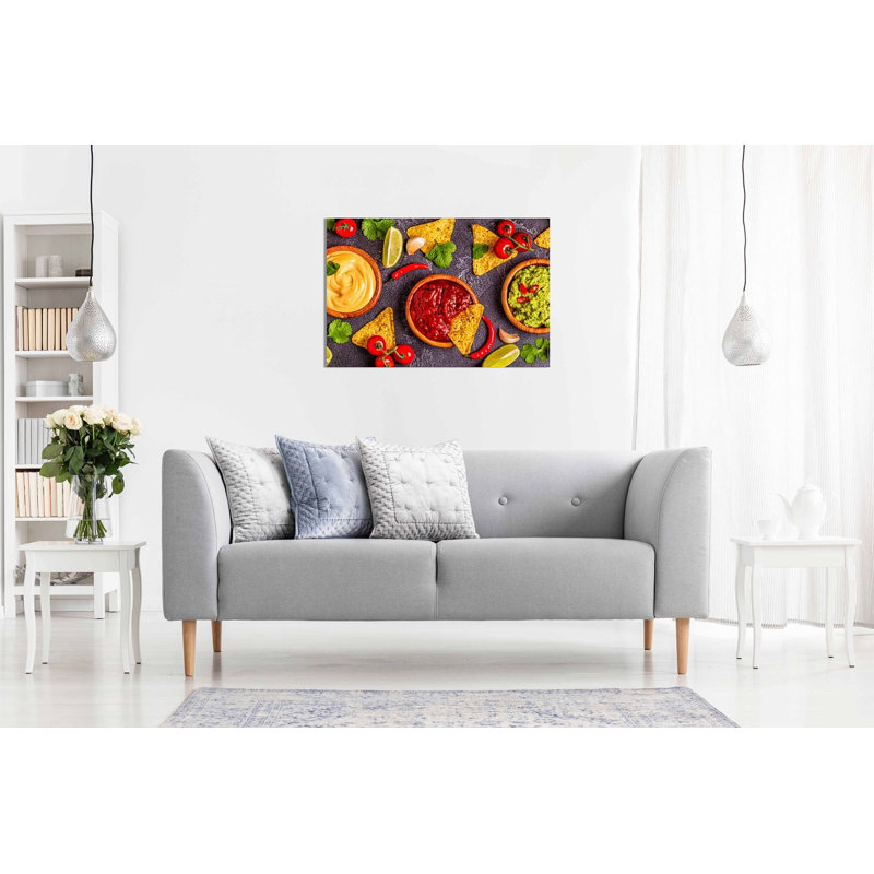 Mexican Restaurant Food - Wrapped Canvas Print, 51cm H x 76cm W