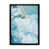 Impression noire sur toile encadrée sélectionné