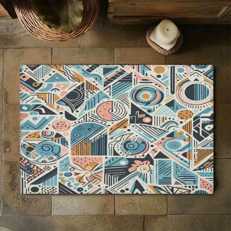 Tapis tressé Artistic Riot, Rectangulaire 3 pi x 5 pi