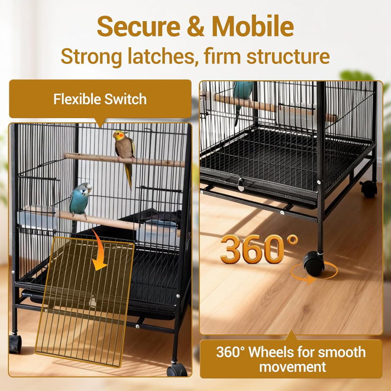 84cm Stainless Steel Flight Cage