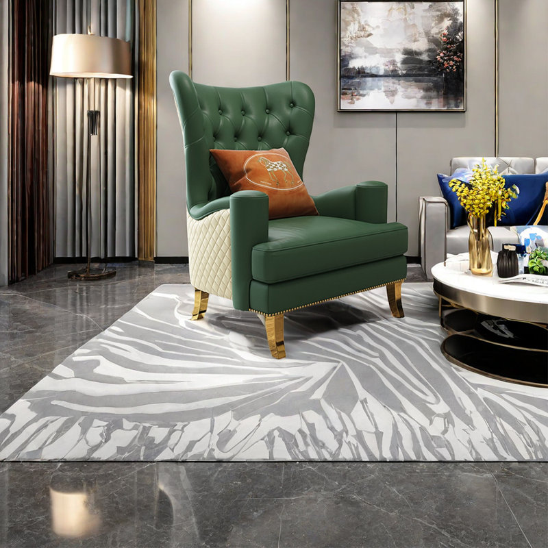 Fauteuil inclinable en similicuir Maksym, Similicuir vert Lakitra