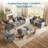 Arale 98'' Chenille Upholstered U Shaped Modular Sectionals-129177393