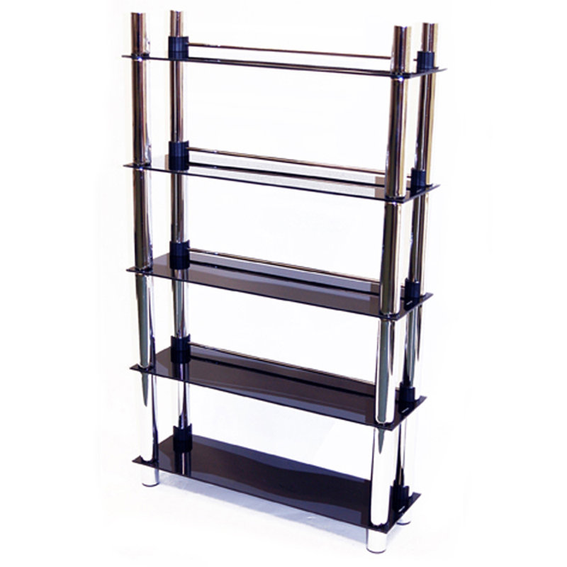 100cm H Wall Mounted Media Storage, Black