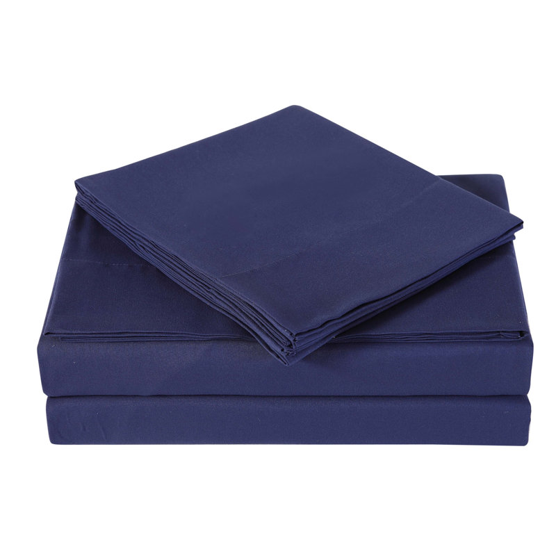 Microfiber Standard Sheet Set, Lavender, Twin XL Sheet Set + Fitted Sheet + 1 Pillowcase