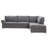 Upholstered U-Shaped Sectional Right Hand Facing