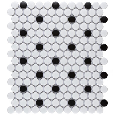 Metro Penny 0.75" Porcelain Mosaic Tile