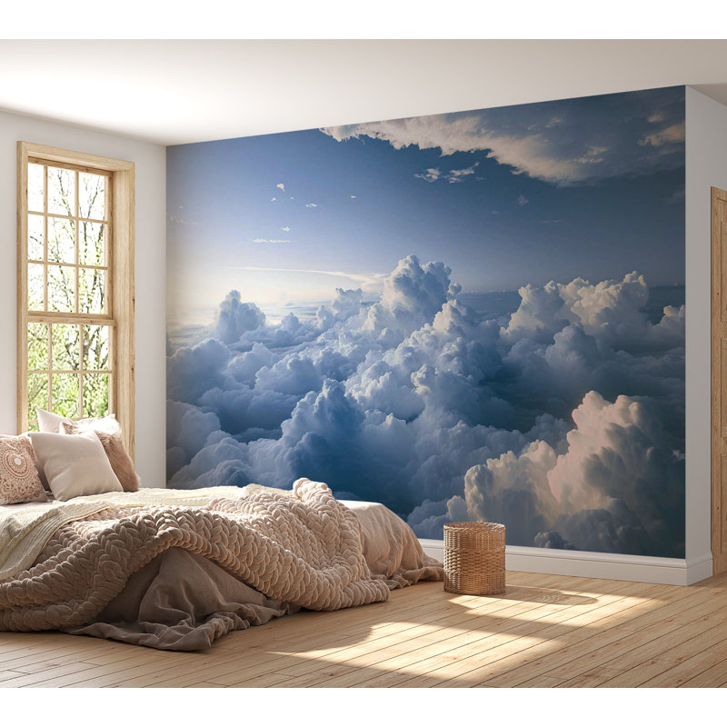 Papier peint nature - Nuage moelleux, L 41 po x l 59 po
