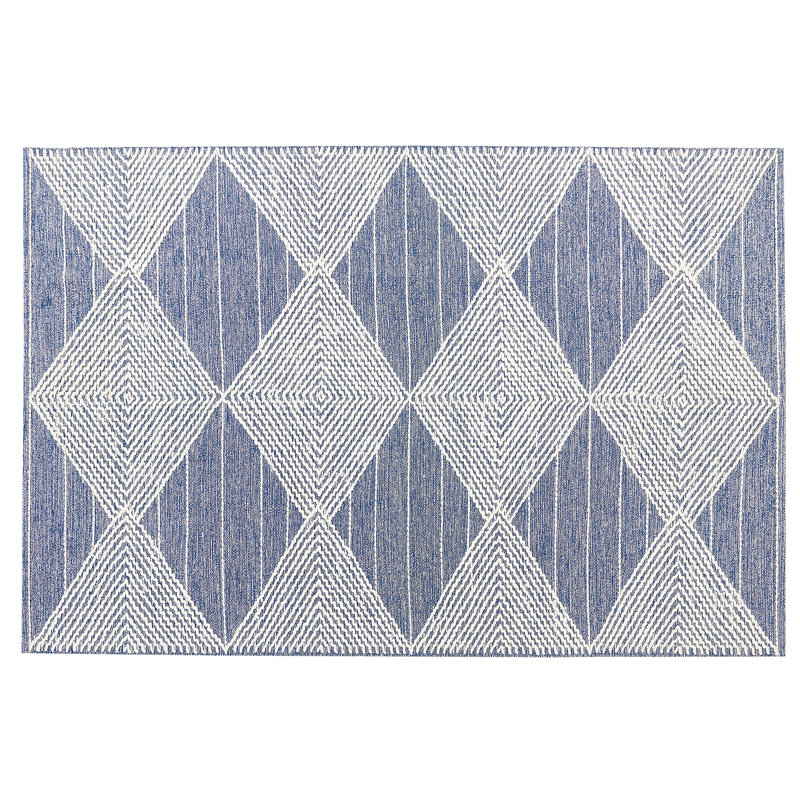 Jeanetta Geometric Wool Hand Woven Area Rug, Rectangle 160 x 230cm