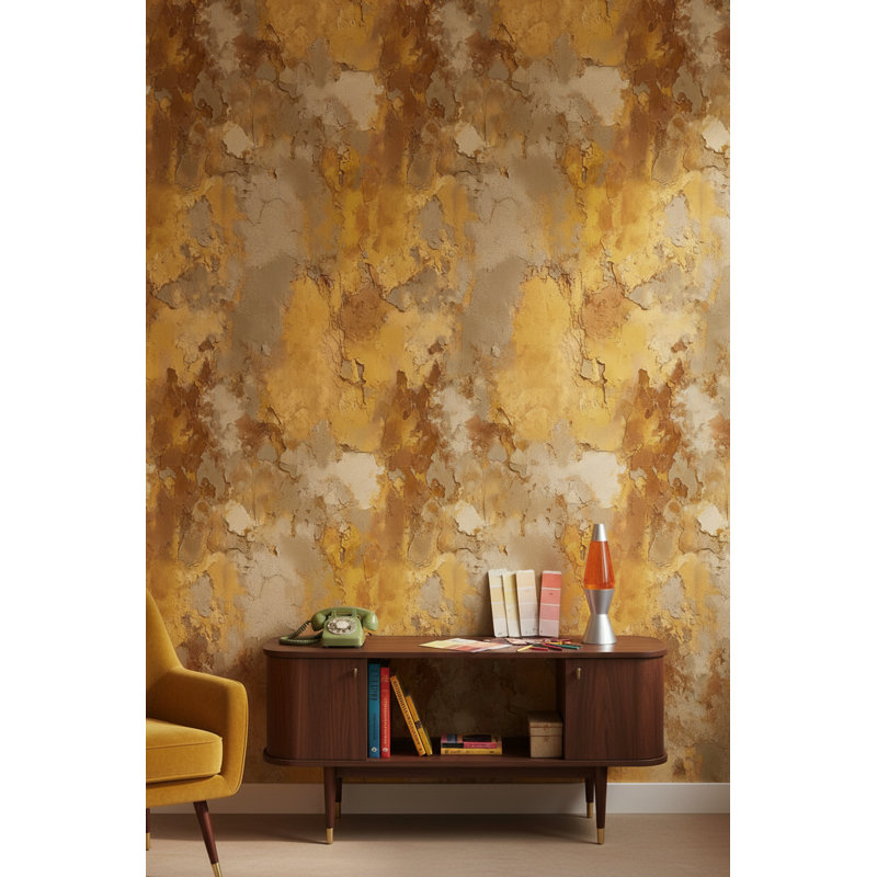 Rust Texture Wallpaper Peel And Stick Decorative Mural