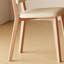 Table de salle à manger moderne et simple en bois de frêne durable-107385391