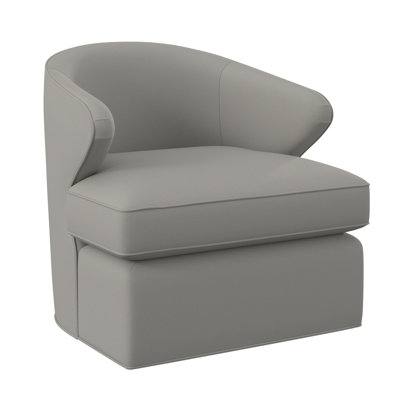 Scoop Swivel Barrel Chair