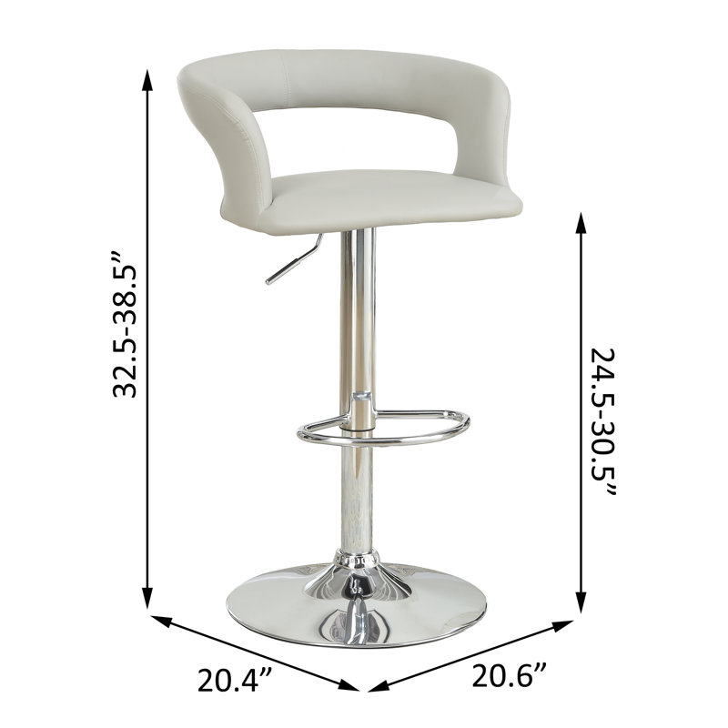 Tabourets de bar, Blanc / Blanc