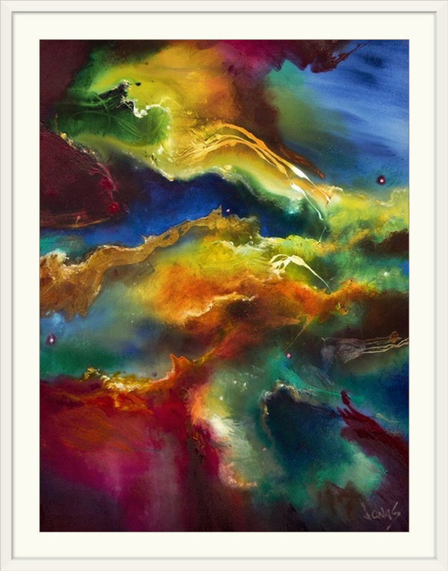 «Cosmic Voyage 202» par Kirandip, impression, H 24 po x l 18 po x P 1,5 po, Toile
