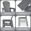Chaise Adirondack en bois-70445278