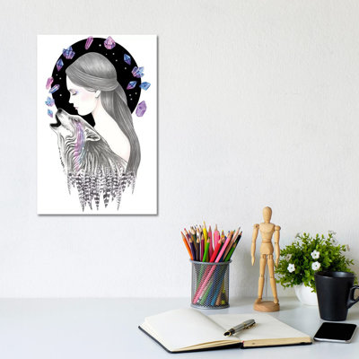Crystal by Andrea Hrnjak - Wrapped Canvas Print