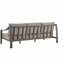 Canapé d'extérieur en aluminium brun Umbriax