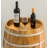 Alcide Solid Wood Wine Bottle Rack in Brown