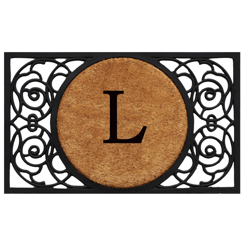Cermenho Non-Slip Outdoor Doormat, L, Rectangle 18" x 30"