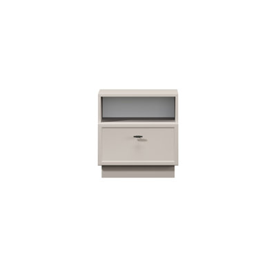 Bagga 45cm W Manufactured Wood Bedside Table