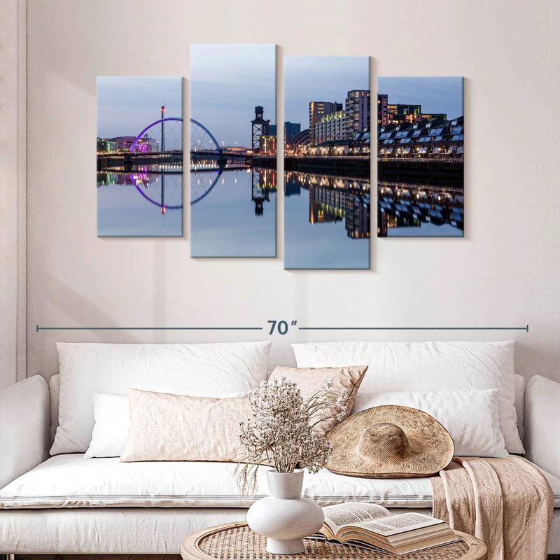 Nicci Glasgow Cityscape, H 32 po x l 52 po