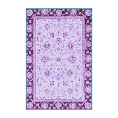 Tapis bleu abstrait Jessicalynn