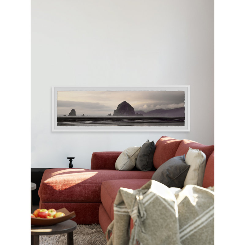 «Oregon Coastline», reproduction encadrée, H 10 po x l 30 po x P 1,5 po