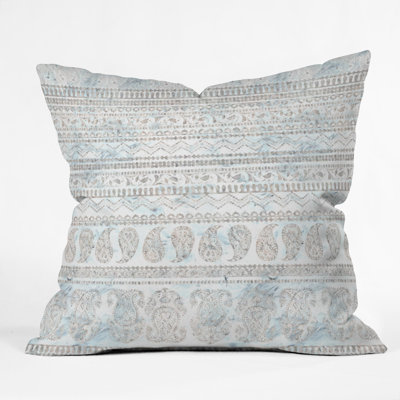 Schatzi Bodhi Paisley Sandy Throw Pillow