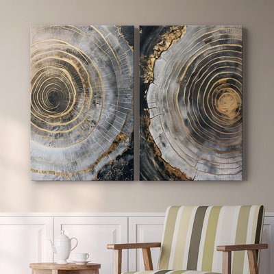 ABSTRACT Series CCLxxi - Toile tendue avec châssis de qualité supérieure - Prêt à être accroché