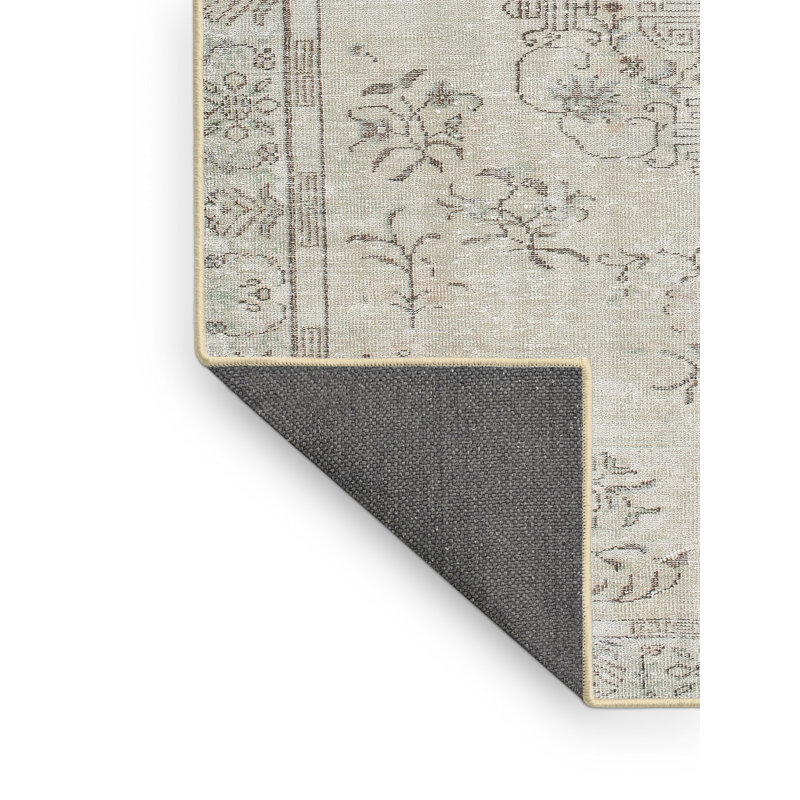 Tapis zone gris clair contemporaine, Rectangle 6 pi x 9 pi