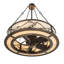 Mountain Range Downrod Ceiling Fan