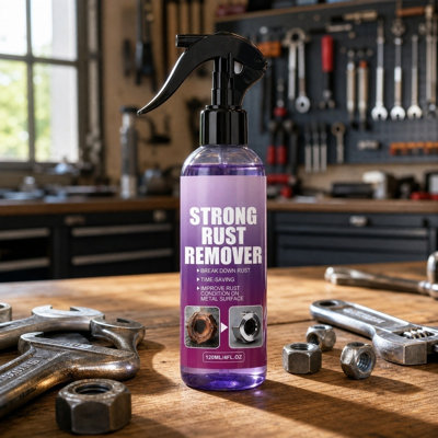 Cars Rust Remover 120ml Car Rust Remover Spray Auto Paint And Wheel Cleaner For Rust Removal And Maintenance