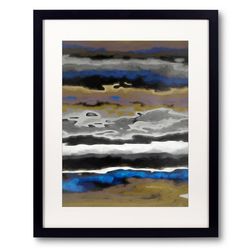 Abstract Composition 985 Print by Angel Estevez, 21.2" H x 17.2" W, 20" H x 16" W
