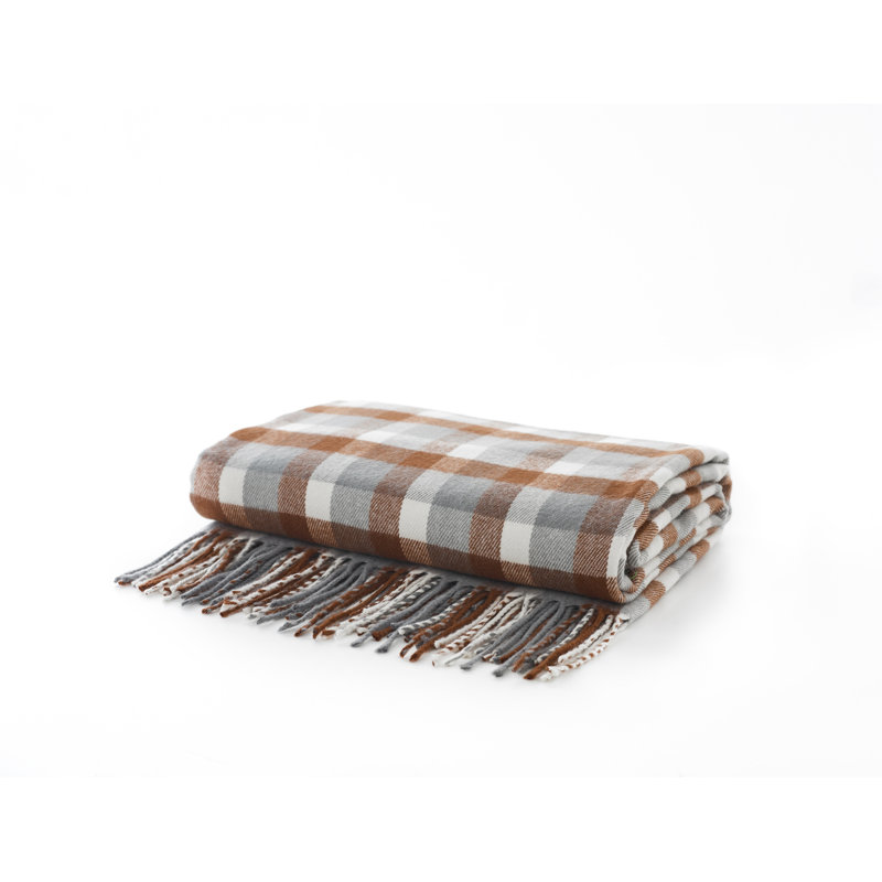 Plain Weave / Muslin Throw Blanket, Copper