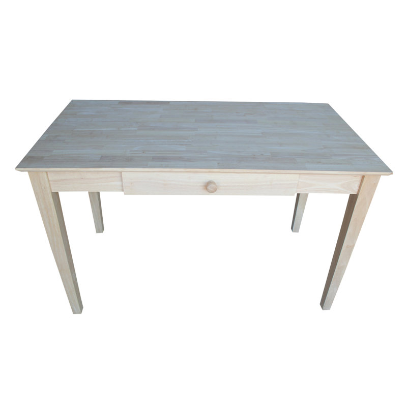 Bureau en bois massif Manatuto, H 30 po x l 48 po x P 26 po