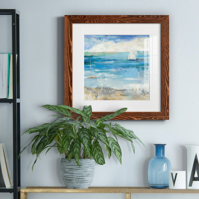 From The Shore - Peinture, H 20 po x l 20 po x P 1,5 po, Papier érable