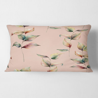 Floral Throw Pillow