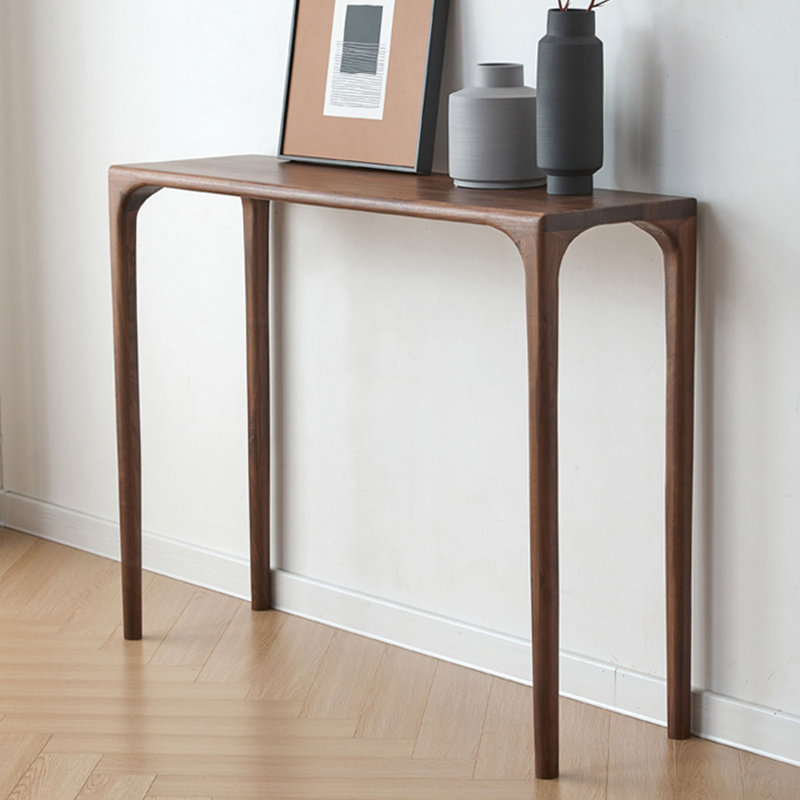 American style simple rectangular console table, 35.4" H x 43.3" W x 13.8" D