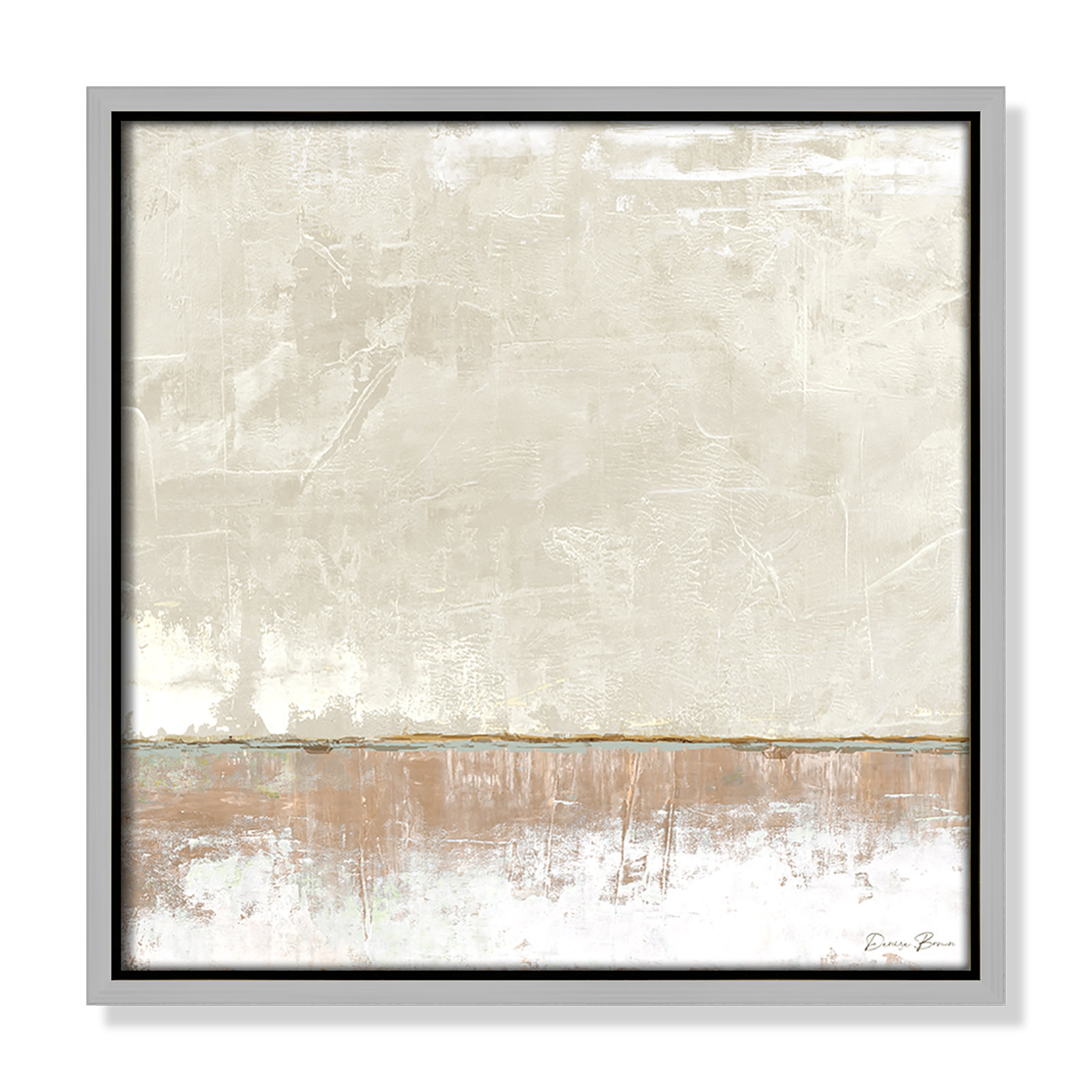 Delevan "Better Days II" Print, 13.5" H x 13.5" W, Silver