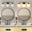 Éclairage pour salle de bain 3 lumières à intensité variable-1222485943